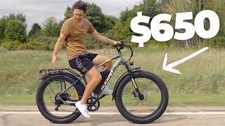 Cheapest Fat Tire Ebike on Amazon  Mukkpet Suburban Ebike Review [upl. by Aicssej]