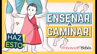 5 TRUCOS para enseñar a CAMINAR a un bebé 👣👶🏼 ¿Cuándo aprenden a andar [upl. by Hynes]