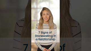 7 Signs of Stonewalling in a Relationship shorts stonewalling relationship relationshipguide [upl. by Cherilynn]