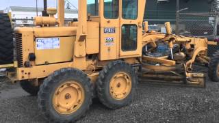 Galion 503 Road Grader A look at the past heavy equipment [upl. by Sucramd]