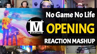 No Game No Life Opening  Reaction Mashup [upl. by Libbie791]