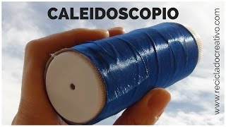 Cómo hacer un caleidoscopio super fácil con material reciclado  How to make a kaleidoscope [upl. by Weisbrodt]