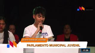 PARLAMENTO MUNICIPAL JUVENIL  EN VIVO TEATRO DE LA CIUDAD [upl. by Aikaj]