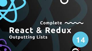 Complete React Tutorial amp Redux 14  Outputting Lists [upl. by Kcirddes]