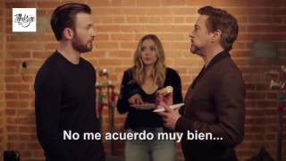 Robert Downey Jr vs Chris Evans Subtitulada Español la verdadera Civil War Marvel Oficial [upl. by Reidar]