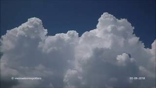 Gewitter in Niederösterreich 02082018 thunderstorm close lightning strike [upl. by Dickerson]