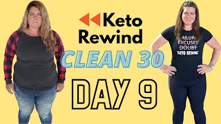 Keto Rewind January CLEAN 30 Challenge Day 9 │Easy Keto Dinner Recipes for Beginners │Keto Meal Plan [upl. by Enybor]