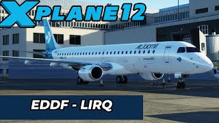 🔴XPlane 12 Live  Real World Air Dolomiti Ops  XCrafts E195  Frankfurt To Florence [upl. by Agace855]