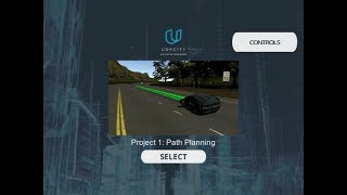 UDACITY SDCE Nanodegree Term 3— Project 1 Path Planning [upl. by Ardnaet]