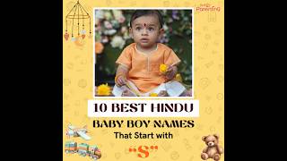 10 Best Hindu Baby Boy Names That Start With S [upl. by Welbie47]