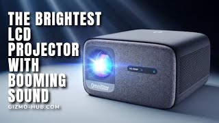 OMNISTAR L80  THE BRIGHTEST LCD PROJECTOR WITH BOOMING SOUND  Kickstarter  GizmoHubcom [upl. by Norrag149]