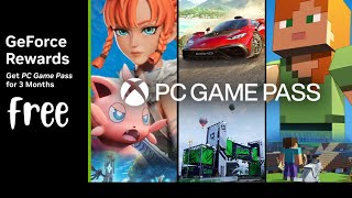 nvidia giving away free games pass for 3 months nvidia [upl. by Elamef]