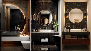 100 Modern Small Bathroom Design Ideas 2024  Top Washbasin Cabinet Design  Modern Bathroom Tiles [upl. by Allemaj]