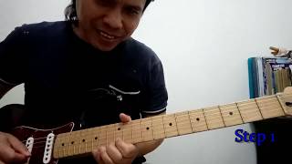 Kerimpak Kaca Lauya Guitar Solo Tutorial [upl. by Akialam21]