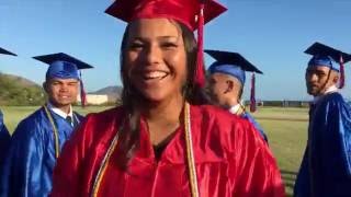 Waianae High School Graduation 2016 [upl. by Nosrej]