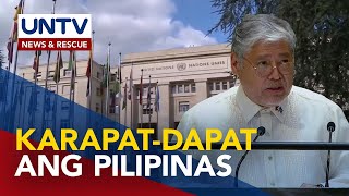 Pilipinas target makakuha ng pwesto sa UN Security Council [upl. by Jarek]