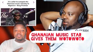 Ghana Didn’t Cedis Coming 😂 Ghana star Explains why Nigeria is far bigger than Ghana in Music [upl. by Trauts40]