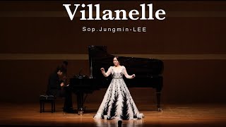 DellAcqua Villanelle Soprano Jungmin LEE 소프라노 이정민 [upl. by Irakuy191]