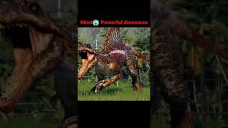 Most Powerful 😱😱spinosaurus dinosaurs in the world shorts shortsyoutube [upl. by Rexford236]