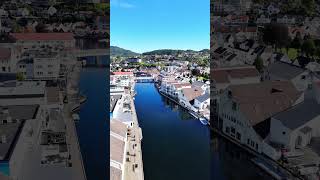 Flekkefjord Norway August 312024 drone travel flekkefjord [upl. by Dael]