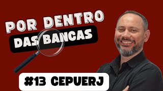 Por Dentro das Bancas 13  CEPUERJ  correção de prova [upl. by Nauj]