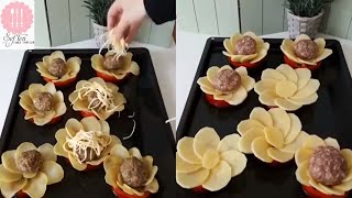 ✅ PATATESLİ PAPATYA KÖFTE TARİFİ  Şeften Yemek Tarifleri  Potato Daisy Dumplings Recipe [upl. by Assened]