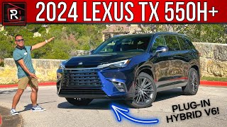 The 2024 Lexus TX 550h Is A 3Row PlugIn Hybrid With V6 Power In A Pragmatic Package [upl. by Novar]