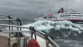 Spitsbergen cruise ship arriving at Kirkwall Orkney Islands [upl. by Klemens]