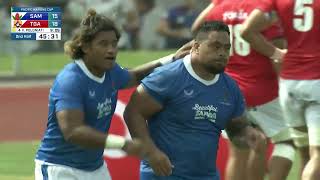 Samoa vs Tonga I Extended Highlights I Pacific Nations Cup 2022 I Week 2 [upl. by Sonahpets]