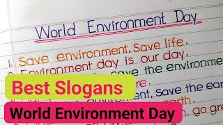 world environment day slogans in english  Slogans on world environment day [upl. by Ibot]