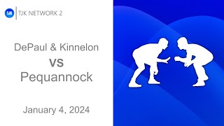 TJK NETWORK 2 PRESENTS Wrestling  DePaul amp Kinnelon VS Pequannock Official Dual Matchup Broadcast [upl. by Nosiddam]