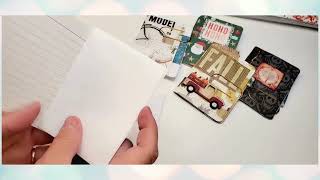 DIY Index Card Booklet Easy HowTo Tutorial [upl. by Sidky]