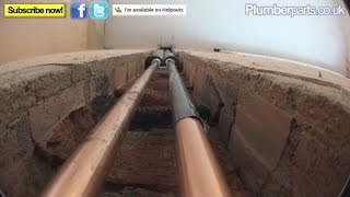 HOW TO CHASE PIPES INTO A WALL  Plumbing Tips [upl. by Addiel793]