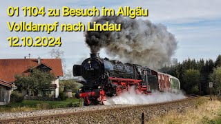 01 1104 im Allgäu  Mit Volldampf an den Bodensee  12 Oktober 2024 [upl. by Holds]