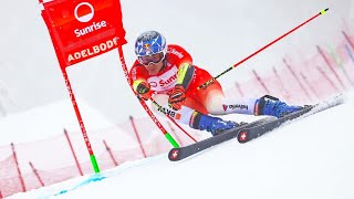 Marco ODERMATT  Winner  Giant Slalom Run 1  Adelboden SUI  2024 [upl. by Thia99]