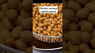 Coated peanuts  coconut coated peanut peanuts peanut coconut snacks shorts howtomake recipe [upl. by Ricki]