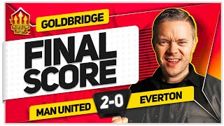 JOB DONE MANCHESTER UNITED 20 EVERTON GOLDBRIDGE Reaction [upl. by Zetniuq914]