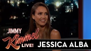 Jessica Albas Awkward RunIn with Her Biggest Fan [upl. by Alodee973]