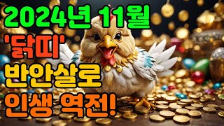 2024년 11월 닭띠 대운 반안살의 기회 인생을 바꿀 재물운과 로또운세까지 [upl. by Oilime]