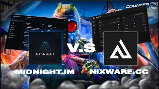 ⟁ NIXWARE CS2 VS MIDNIGHT CS2   ЛУЧШИЙ SemiRage КОНФИГ на НИКСВАР ⟁ [upl. by Anivel]