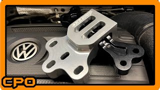 Part One Transmission Side  034Motorsport StreetSport Billet Motor Mounts Installation [upl. by Ykcir]