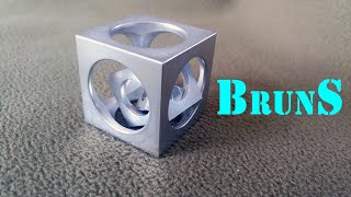 Incredible machinist trick Cube in a cube [upl. by Euqirne]