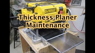 Thickness Planer Maintenance [upl. by Assenal]