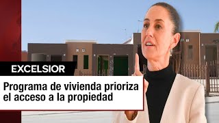 Sheinbaum lanza programa de vivienda digna con opción a compra [upl. by Drake]