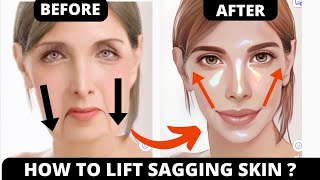 ANTIAGING FACE EXERCISES FOR SAGGING SKIN amp JOWLS  SAGGY CHEEKS MOUTH LINES [upl. by Mollee]