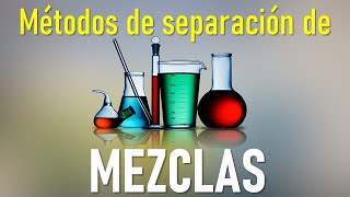 Métodos de separación de mezclas explicación y ejemplos [upl. by Siuqram53]