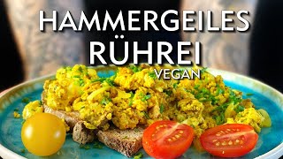 Bestes veganes Rührei Rezept  3 Arten die Du kennen musst [upl. by Mcnutt]