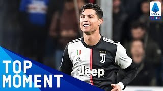 Ronaldo Scores Insane Goal With Giant Leap  Sampdoria 12 Juventus  Top Moment  Serie A TIM [upl. by Alejandro863]