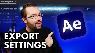 BEST Export Settings In After Effects 2024  Complete Guide [upl. by Garrik]