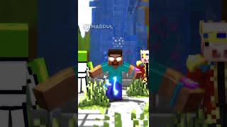 Come Herobrine X Tecnoblade X Dream To Rescue Villager  Hindi  shorts minecraft [upl. by Illib]